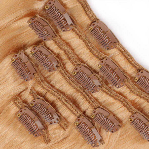 Clip in human hair extensions 70g no tangle hairs XS066